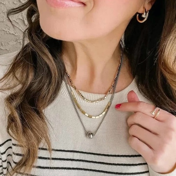 Park Lane Roman Necklace! BNIB!! Retired!!! 2-in-1! Mixed Metals!!! - Picture 6 of 12